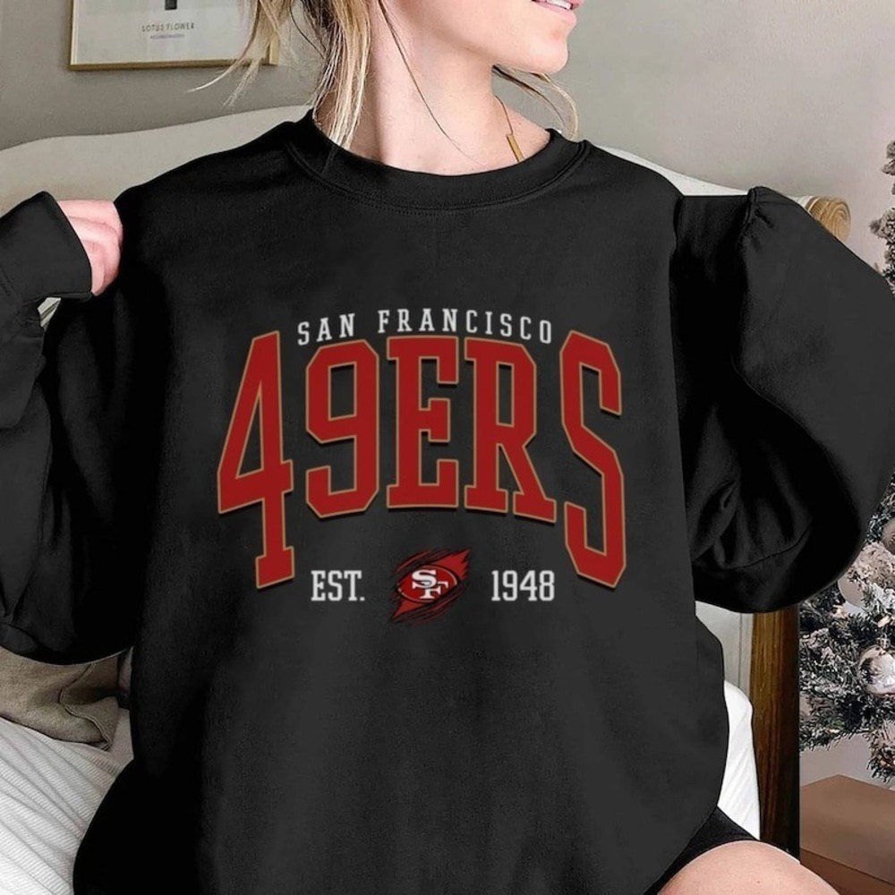 Vintage San Francisco Football Sweater 49Ers Football Sweater